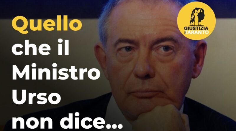 Quello che il Ministro Urso non dice…