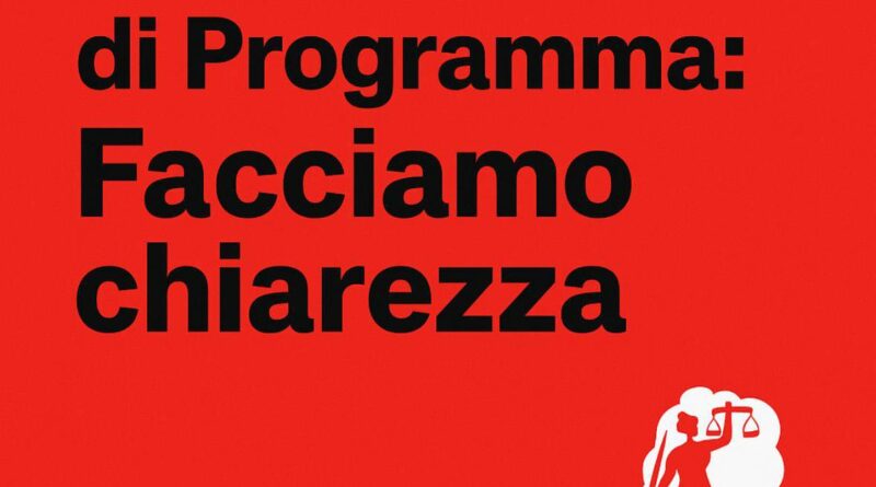 È importante fare chiarezza