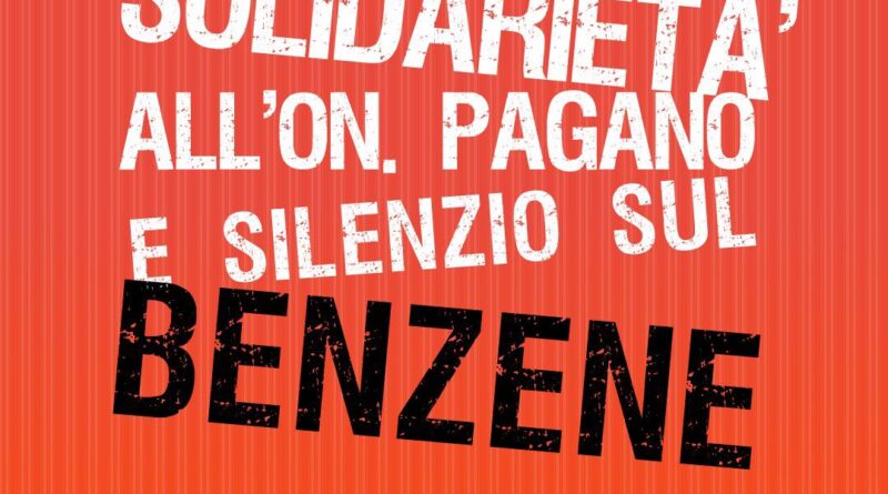 PD solidarietà all’on. Pagano e silenzio sul benzene
